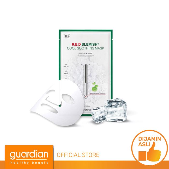 Gambar DR.G R.E.D Blemish Cool Soothing Mask 30g Masker Wajah dari Guardian Official Store undefined Tokopedia