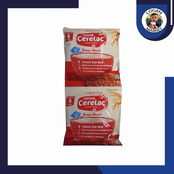 Gambar Nestle Cerelac Bubur Bayi 8 Sachet Beras Merah Kacang Hijau - Kacang Hijau dari Logan Market undefined 2 Tokopedia