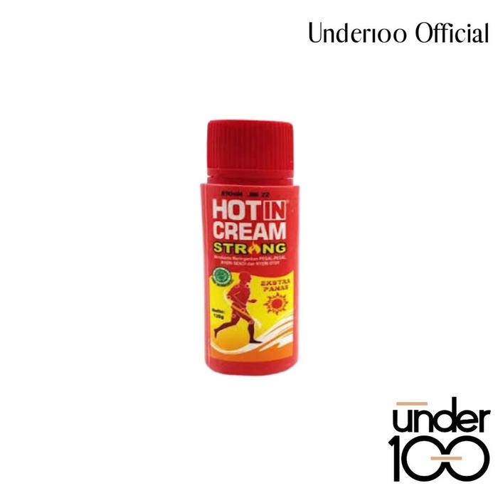 Gambar Under100  Hotin Cream Strong 60g 120g 60ml 120ml Botol | Tube - BOTOL60g STRONG dari Under100 Store undefined Tokopedia