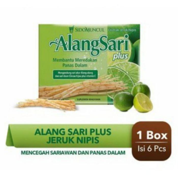Gambar ORIGINAL Alang Sari plus Jeruk Nipis 6's mencegah sariawan ASLI dari Zalusi undefined Tokopedia