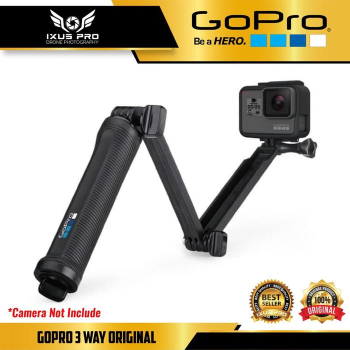 Jual GoPro 3Way Grip Arm Monopod Dan Tripod ORIGINAL WAY GOPRO