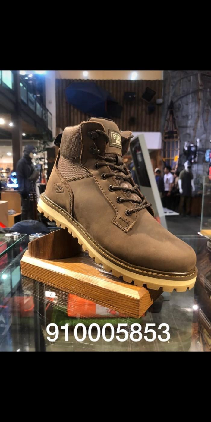 Gambar Sepatu Eiger ELGON Shoes Brown Olive 91000 5853 Original Cowok Bandung - Brown, 38 dari Mr Radent undefined Tokopedia