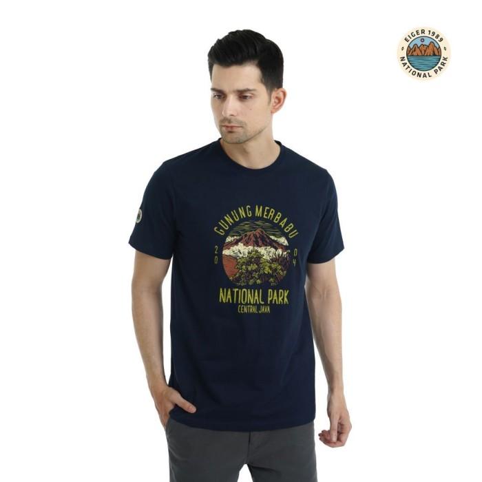 Gambar Kaos Eiger TN GUNUNG MERBABU SS TEES Tshirt 91000 7994 Original Unisex - Navy, 3XL dari Mr Radent undefined Tokopedia