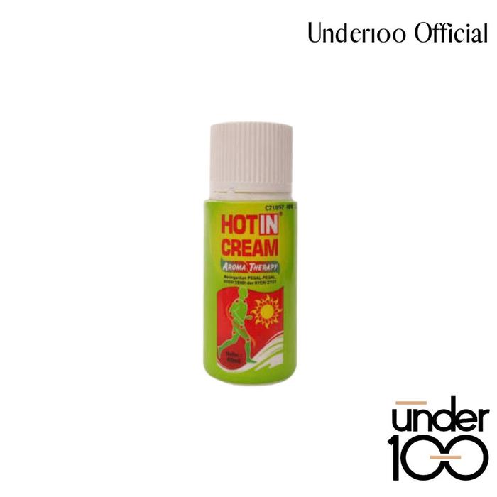 Gambar Under100  Hotin Cream Strong 60g 120g 60ml 120ml Botol | Tube - BOTOL 60g HIJAU dari Under100 Store undefined Tokopedia