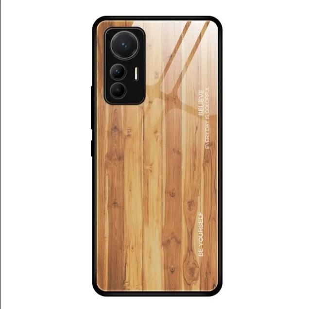 Gambar WoodGrain Glass Case Xiaomi 12 Lite 12Lite Xiaomi12 Lite 5G Casing HP - C dari A n A Store_NEW undefined Tokopedia