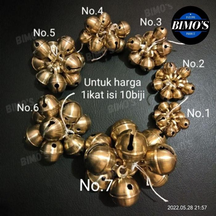 Gambar Krincingan Kuningan Krincing Lonceng Kuningan Krincingan Jaranan isi10 - no.3 dari BIMOS STORE undefined Tokopedia