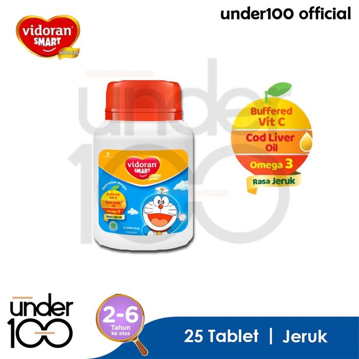 Gambar Under100 Vidoran Smart Vitamins All Variant 25 Tablet Hisap | HALAL - VidoSmartJeruk dari Under100 Store undefined Tokopedia