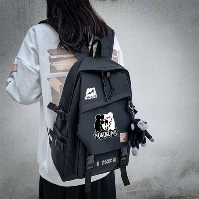 Gambar Tas Ransel Anime Danganronpa Monokuma Ransel Pria wanita - Hitam Monokuma dari PALUTALARISJAYA undefined Tokopedia