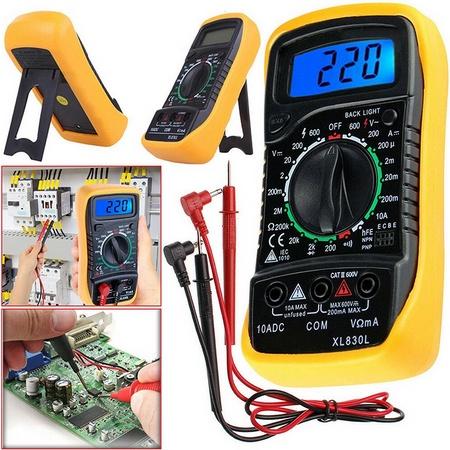 Gambar Digital Multimeter DT 9205 / Multitester Digital DT 9205A / Avometer - XL-830L dari javahouse elektrik undefined Tokopedia