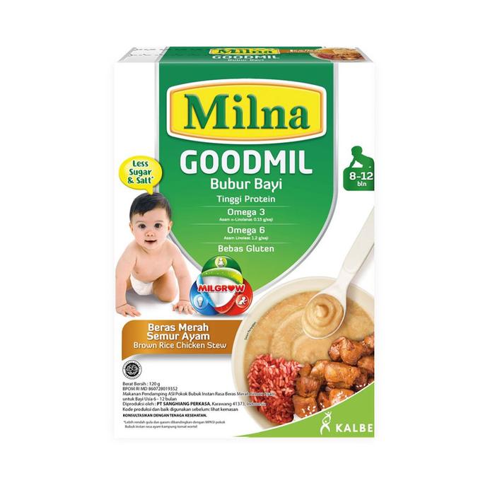 Gambar MILNA GOODMIL BERAS MERAH SEMUR AYAM 120GR dari almart shop undefined Tokopedia