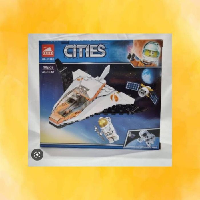 Jual Mainan Edukatif Anak Lego Bela 11382 Cities Satelite Service