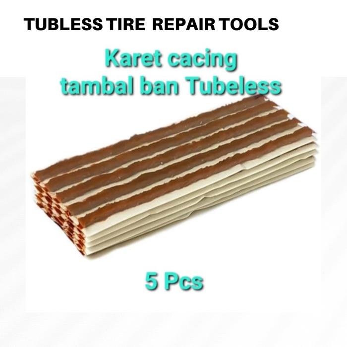 Gambar Paket Alat Tambal Ban Tubless Bocor Motor Mobil Set repair ban tire - Karet aja dari MEGAZONEOFFICIAL undefined Tokopedia