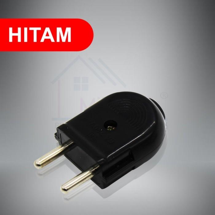 Gambar Mikotek - Steker Baru Gepeng Jumbo MT-7115 - Hitam - Hitam dari IwaME Shop undefined Tokopedia