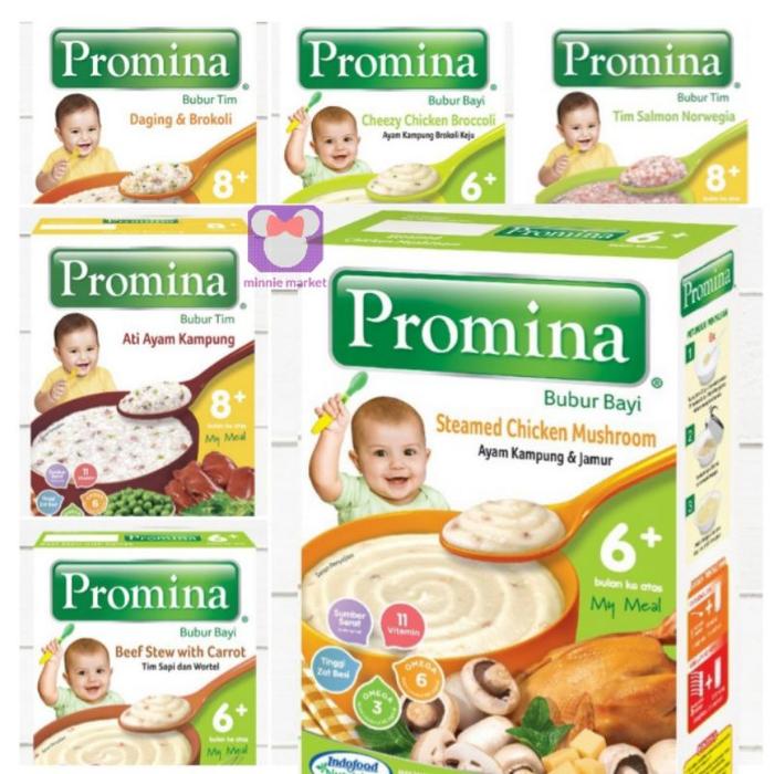 Gambar POPULER Promina Bubur Bayi 6+ BOX 120gr / Bubur 8+ BOX 100gr / dari jarita_kurnia undefined Tokopedia