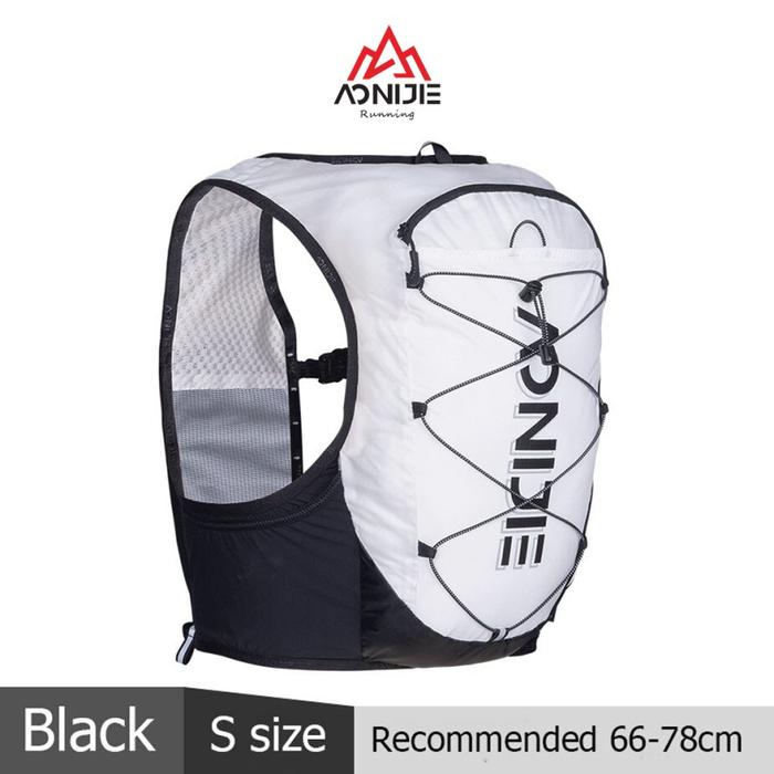 Gambar Tas Olah Raga Lari Aonijie C9108S Rompi Punggung Maraton Sport Outdoor - Hitam, L dari Rockbrosindo undefined Tokopedia