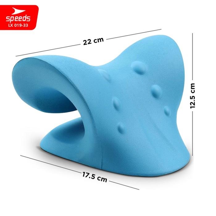 Gambar SPEEDS Bantal Pijat Leher C-Rest Pillow Senderan Kesehatan Aman 019-33 - 019-33 Biru dari Calary Toys undefined Tokopedia