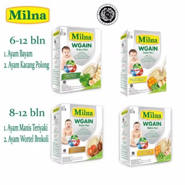 Gambar POPULER MILNA Wgain 6+ dan 8+ 120gr dari jarita_kurnia undefined Tokopedia