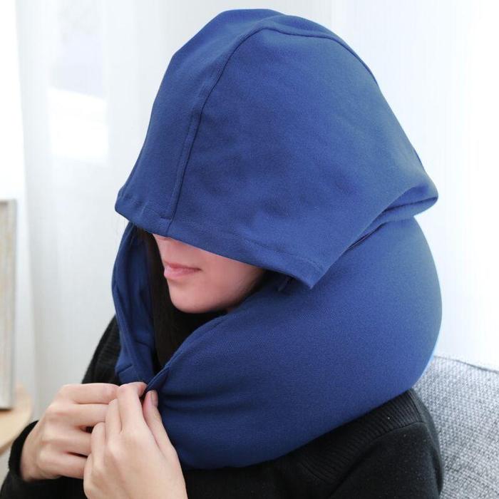 Gambar [New] Honana WX-C5 U-Shape Travel Pillow with Cap for Airplane dari sanshopvv undefined Tokopedia