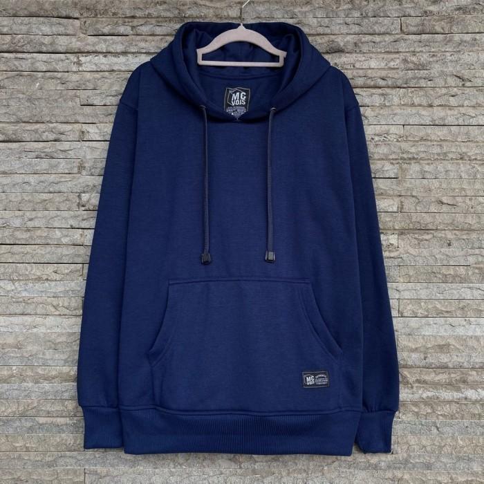 Gambar Mcvois Hoodie Jumper Polos Navy Pria Wanita Hoodie Polos Sweater Basic Original Premium - Fleece Navy, XL dari Mcvois Clothing undefined Tokopedia