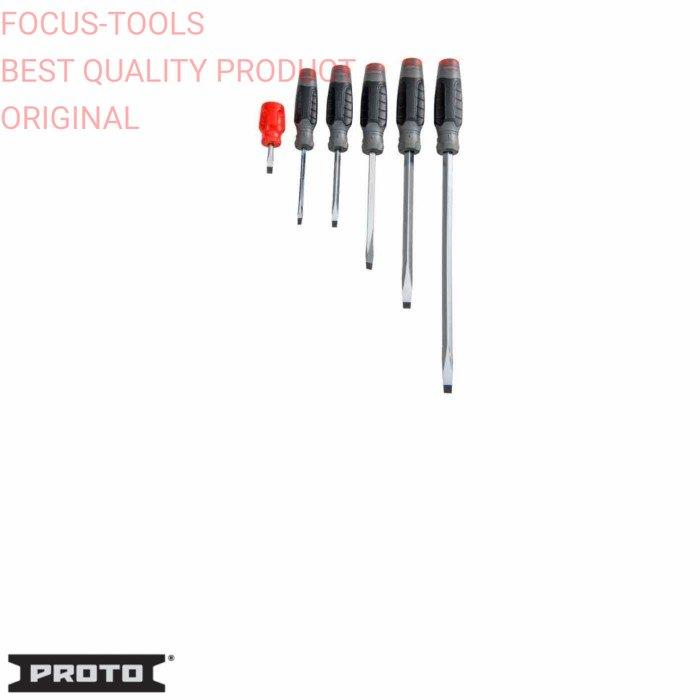 Jual DuraTek Screwdriver Set 6 Piece Slotted-J1206SSF PROTO - Jakarta ...