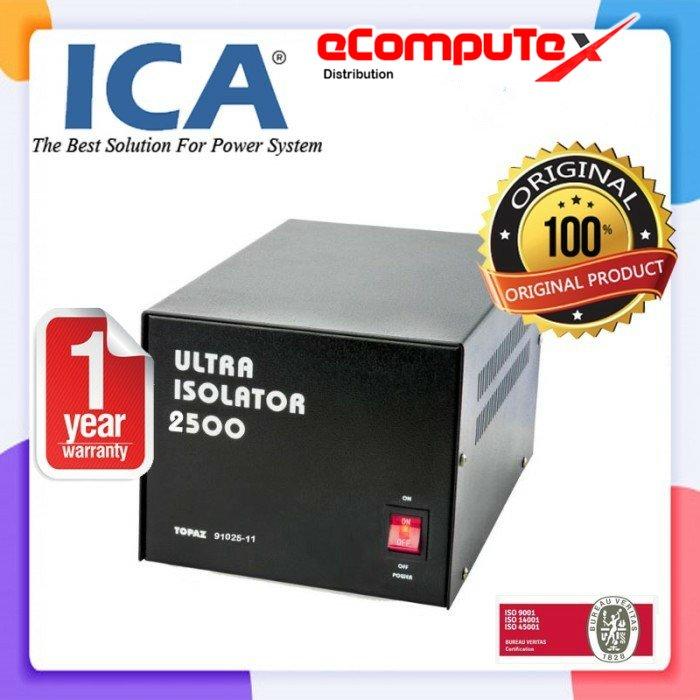 Jual ULTRA ISOLATOR ICA UI-2500 2500VA ISOLATION TRANSFORMER GARANSI ...