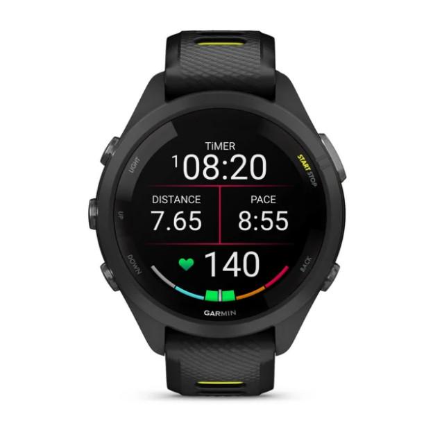 Gambar Garmin Fr 265S Forerunner 265S Music GPS Watch with SIlicone Band TAM - Black dari Doran Gadget Authorized Shop undefined Tokopedia
