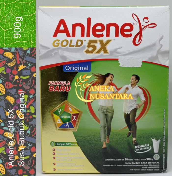 Gambar Anlene Gold 5X Susu Bubuk Dewasa Original 900g - Tulang & Sendi 900 g dari Aneka Nusantara Market undefined Tokopedia
