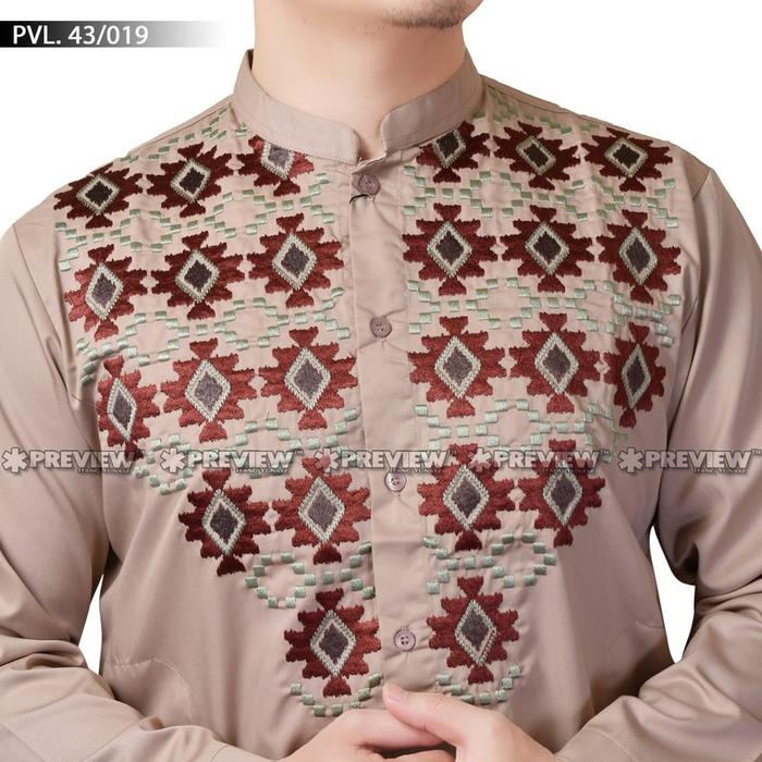 Gambar Baju Koko Preview Itang Yunasz PVL43/019 - M dari Preview Muslimwear Kota Administrasi Jakarta Barat Tokopedia