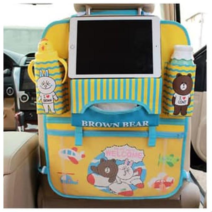Gambar Back Car Seat Organizer Tempat Penyimpanan Mobil Tas Jok Motif Lucu Pi dari Marshop45 undefined Tokopedia
