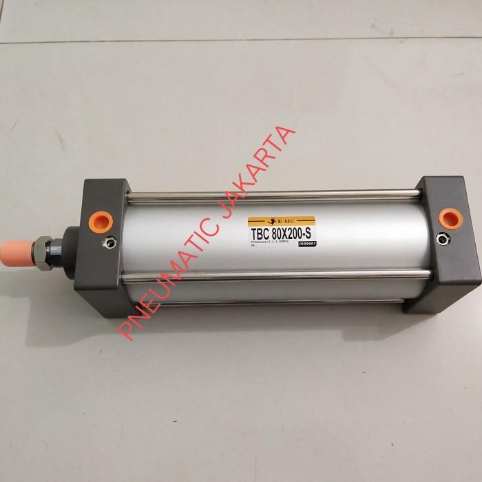 Gambar Air Cylinder TBC-80-200-S Magnet EMC Pneumatic - TBC-80-200-S dari Sentral Utama Pro undefined Tokopedia