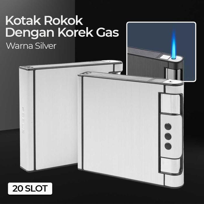 Gambar BD Focus Kotak 20 Slot dengan Korek Gas JDYH072 - Silver dari bd-ai-olshop undefined Tokopedia
