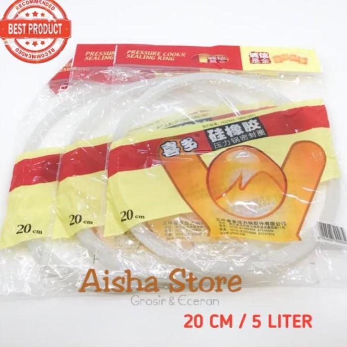 Gambar Karet Seal Panci Presto Vicenza Maxim Miyako Seal Presto 4 Liter - 20 CM dari tokoamucuy1 undefined Tokopedia