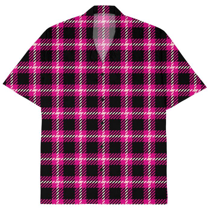 Gambar TONBERI Kemeja Hawai Fullprint TARTAN LINE - XXL dari Tonberi undefined Tokopedia