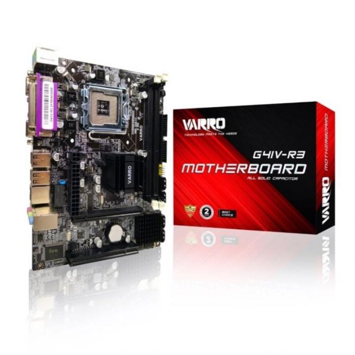 Motherboard Lga 775 G41 Ddr3 Baru Ddr3- Merek Varro Terjangkau