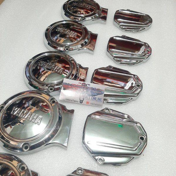 Gambar tutup cover bak magnet kopling kalter mesin rx king rxk ckd chrome dari lancarrr12 undefined Tokopedia