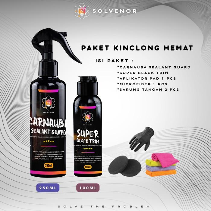 Gambar Paket Perawatan Hemat Motor Mobil Penghitam Dan Pengkilap By Solvenor dari gozzoc undefined Tokopedia