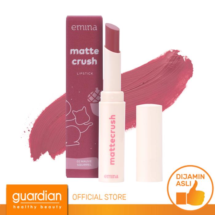 Gambar Emina Mattecrush Lip Cream 2g - 02 Mauve Squirrel Powdery Smooth Matte dari Guardian Official Store undefined Tokopedia