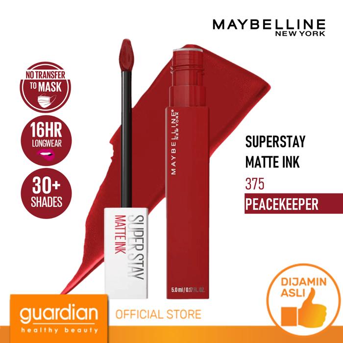 Gambar Maybelline Superstay Matte Ink - 375 Peacekeeper dari Guardian Official Store undefined Tokopedia