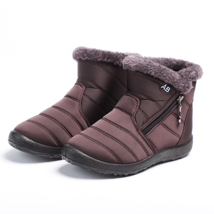 Women Boots Snow Waterproof Women Shoes Flat Casual Winter Shoes