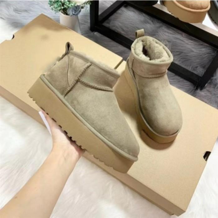 Jual Winter Women Short Plush Warm Snow Boots Casual Shoes New