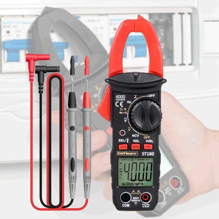 Gambar alat ukur tegangan arus listrik Digital Clamp Meter Voltage Tester - - Merah dari murahgrosirku undefined Tokopedia
