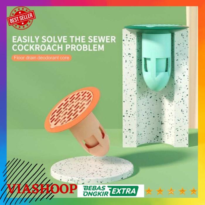 Gambar Penutup Penyumbat Lubang WC Toilet wastafel Shower Floor Cover Plug - Putih dari murahgrosirku undefined Tokopedia