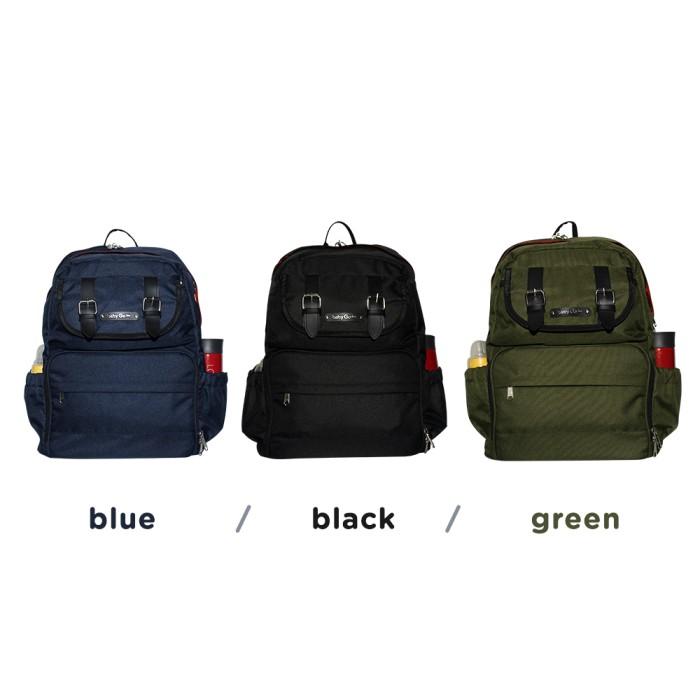 Gambar Babygo Inc - Babygo Inc Luna Diaper Bag Backpack Baby Go Inc Tas Bayi - Green dari Kuma Baby Shop Official undefined Tokopedia