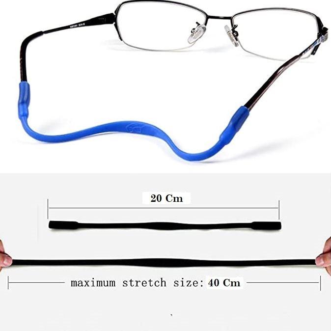 Gambar Tali Kacamata Silicone Anti-slip Sports Eyewear Retainer String - Merah dari Sqiushop undefined Tokopedia