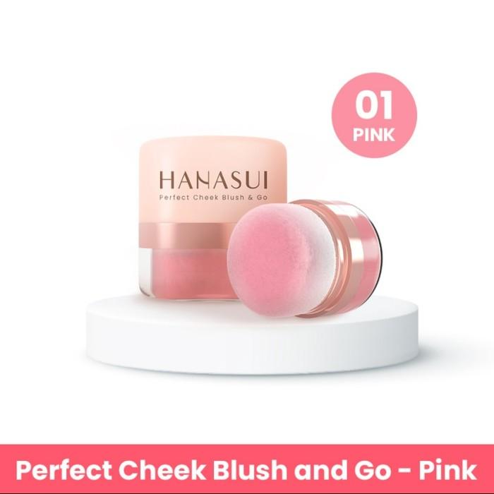 Gambar HANASUI PERFECT CHEEK BLUSH & GO 2,5GR I BLUSH ON SHIMMER NATURAL - PINK dari Lovelybeautysby undefined Tokopedia