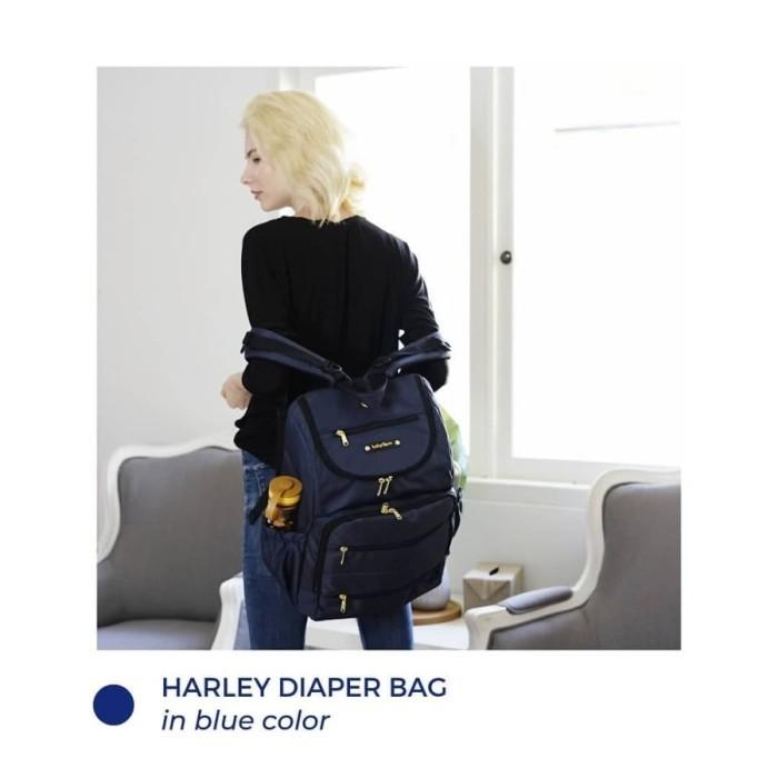 Gambar BabyGo Inc - Babygoinc Harley Diaper Bag Backpack Babygo Tasi Asi/Bayi - Blue dari Kuma Baby Shop Official undefined Tokopedia