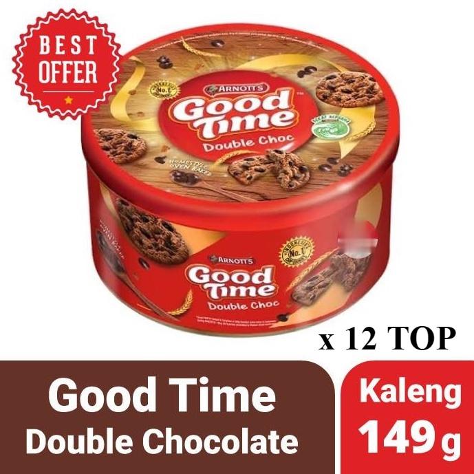 Gambar GOOD TIME Double Choc Chocochips Cookies 1 DUS isi 12 TOP 149gr dari tauvan dervano_otomotif undefined Tokopedia