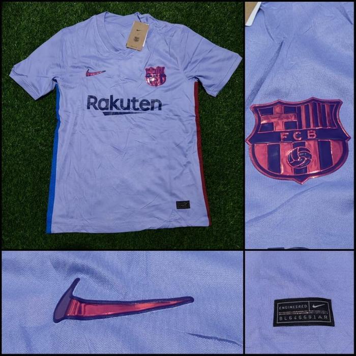Jual JERSEY BOLA BARCELONA AWAY 2021-2022 GRADE ORI TOP QUALITY
