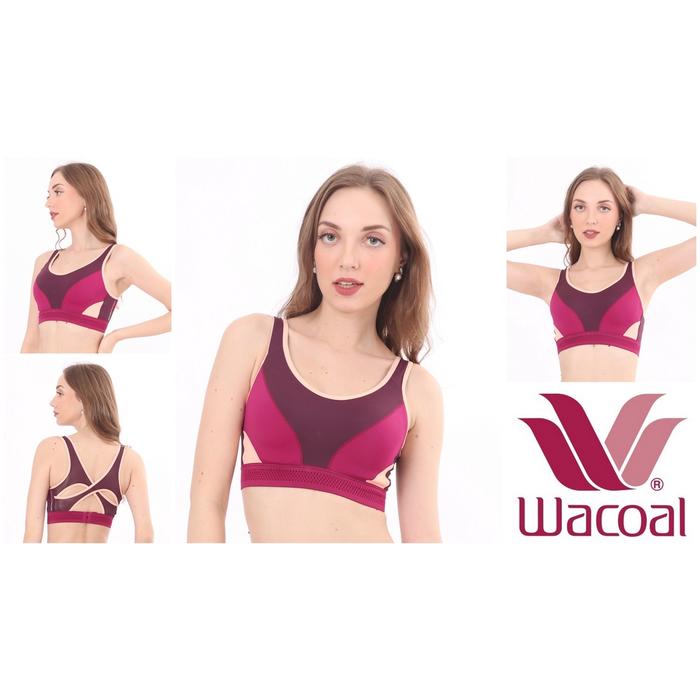 Jual Bra Sport Pakaian Olahraga Wanita WACOAL Kawat Full Cup