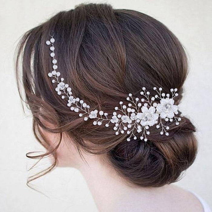 Jual Hiasan Rambut Bunga Rambat Mutiara Hairpiece Headpiece Aksesoris Pesta  - Jakarta Pusat - Ifanastore656 | Tokopedia